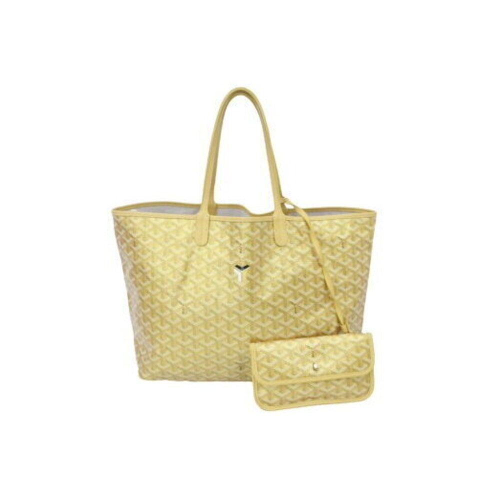 Goyard Saint Louis Tote Bag Limited Edition Canvas Leather Gold